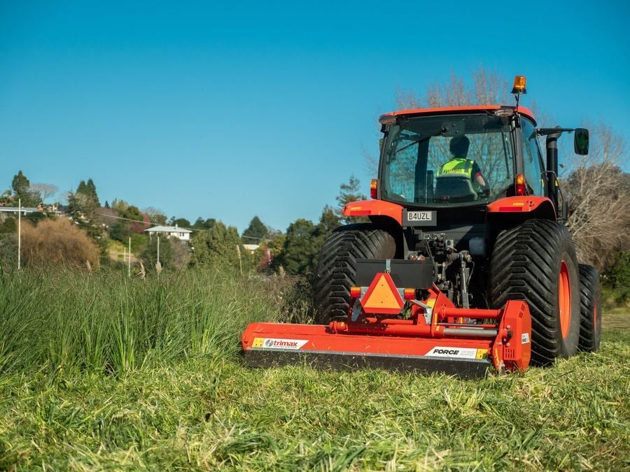 Trimax Force mower in action