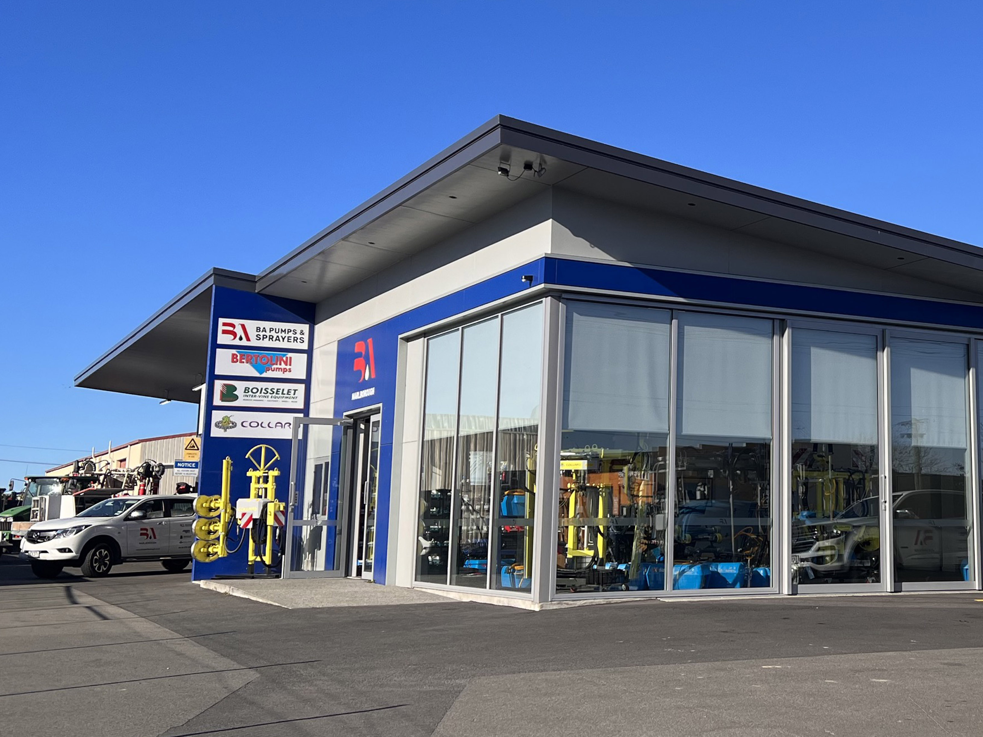 BA Marlborough showroom at 5 Opawa Street Blenheim